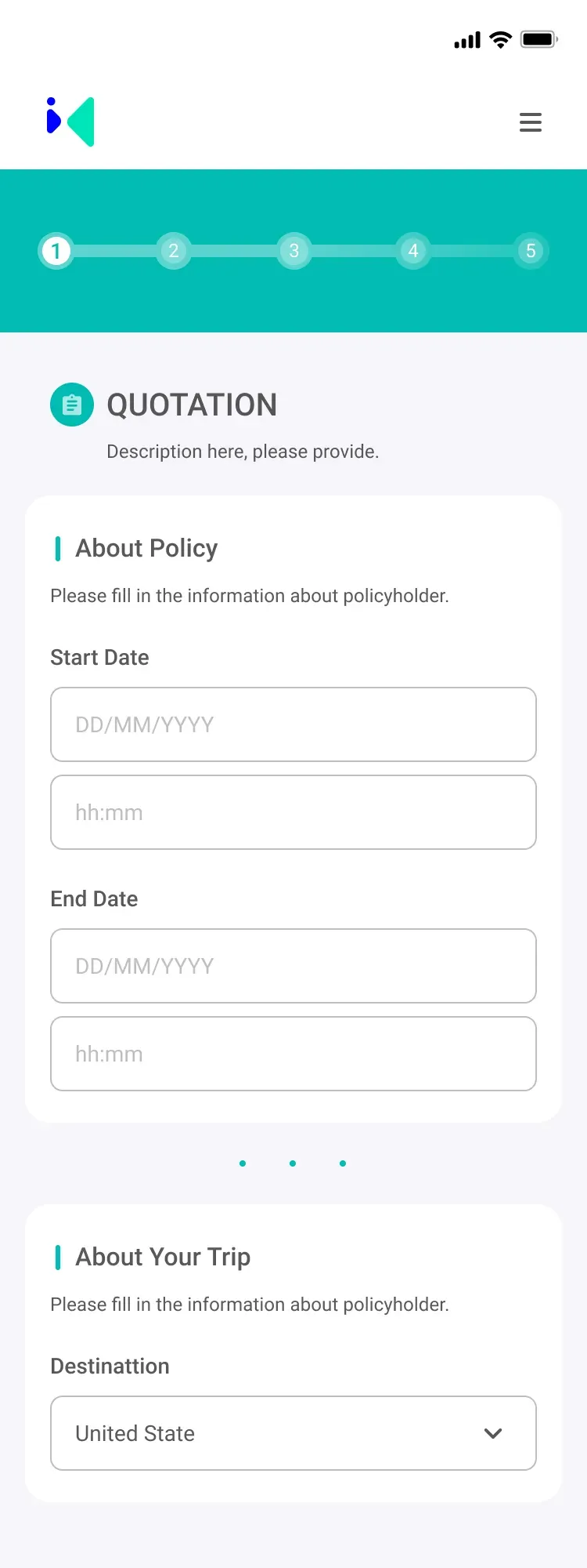 Quotation — mobile