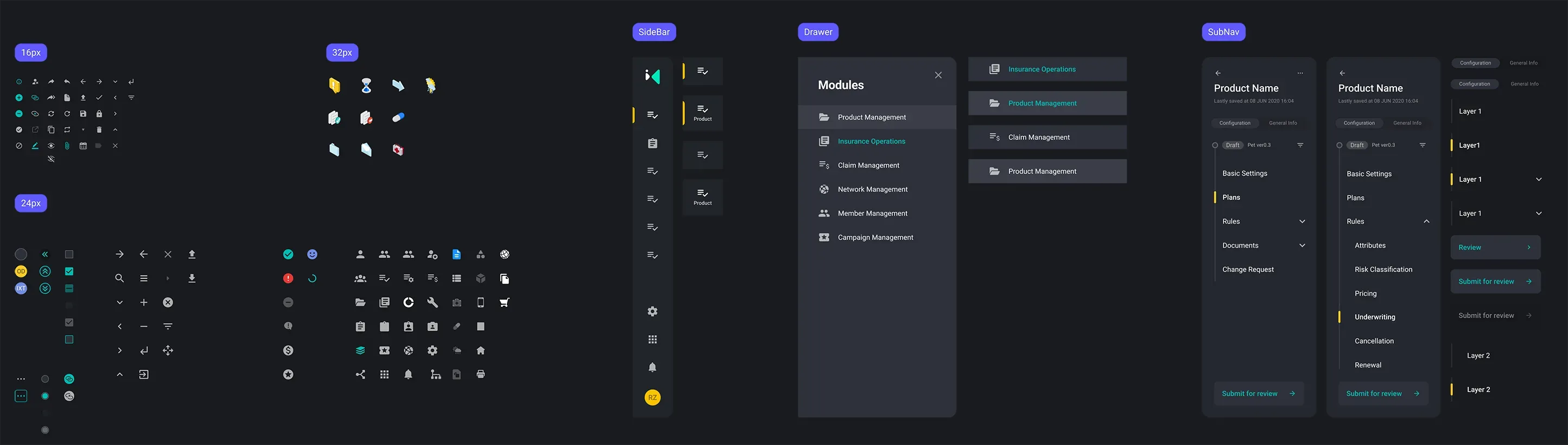 Elements — dark