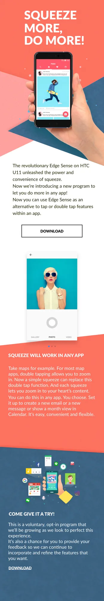 Edge Sense site — mobile